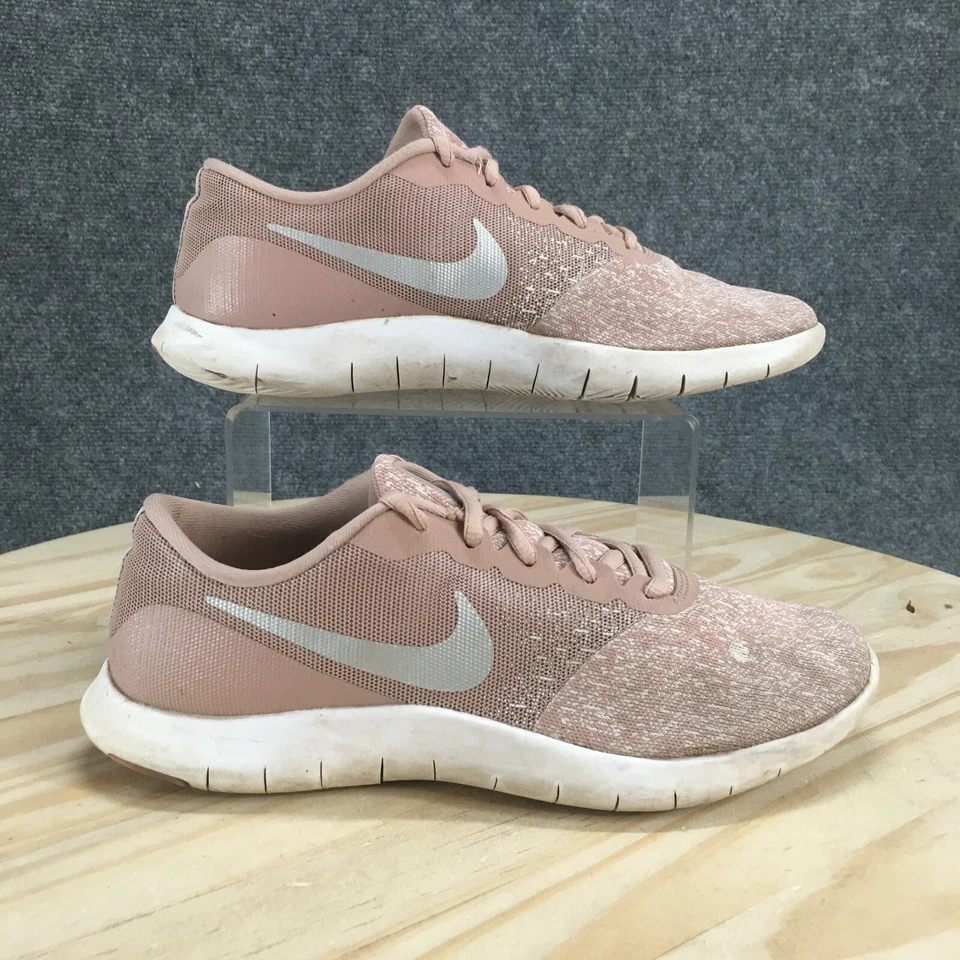 Nike Shoes Womens 9 Flex Contact Running Sneakers Pink Lace Up Low 908995-102 - Image 1 of 4