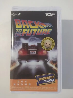 Funko Blockbuster Rewind Back To The Future Doc Brown - Comme Neuf - Photo 1/3