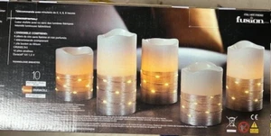 Fusion Fairy Light Multifunction Remote Control LED Flameless Candles Opened Box - Picture 1 of 1