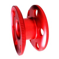Red Scuba Diving Diver Finger Reel Wreck Spool Equipment Aluminum Alloy Red Scuba Diving Diver Finger Reel Wreck Spool Equipment Aluminum Alloy