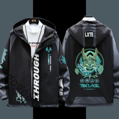 Anime Genshin Impact Xiao Swaetshirt Costume Autumn Hoodie Jacket Coat Gift #20 - Image 1 of 2