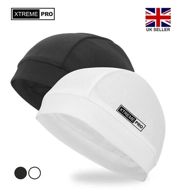 Gorra calavera absorbente de humedad Xtreme Pro forro interior gorro domo gorra debajo del casco Foto 1 de 4