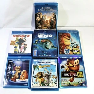 Disney- Pixar Movies Blu ray/Dvd's 7 Lot - Picture 1 of 6