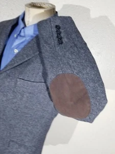 40R Ralph Lauren Fleck Karo Wolle Tweed Jagd Ellenbogen Blazer Jacke Sport Mantel  - Bild 1 von 8