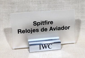 IWC Spitfire Relojes de Aviador Ventana Tienda Distribuidor Pantalla Placa FABRICANTE DE EQUIPOS ORIGINALES/ - Imagen 1 de 3