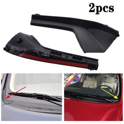 2x Placa de ajuste de esquina de parabrisas delantero derecho y derecho para Nissan Versa Hatchback 2007-2012 Foto 1 de 4