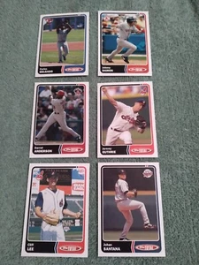 Lot of (6) 2003 Topps Total Baseball Cards Delgado/Damon/Lee /Santana Nr Mint - Picture 1 of 2