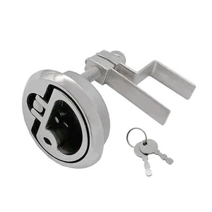 316 Stainless Steel 2" Lift Handle Lock Flush Mount Boat/Yacht /Deck Latch - Picture 1 of 5