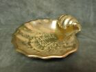 Vintage 1950's Stangl Art Pottery Granada Gold Shell Shaped Candy Dish Bowl