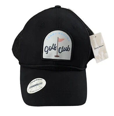 Tommy Bahama Golf Club NEW Snapback Trucker Mesh Black Hat Cap OS Standard Fit - Image 1 of 4