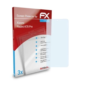 atFoliX 3x Screen Protector for Xiaomi Redmi K70 Pro clear - Picture 1 of 8
