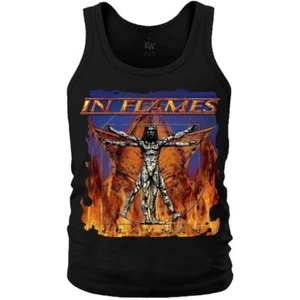 In Flames "Clayman" Black   TANK TOP  T-Shirt mayhem bathory - Picture 1 of 2