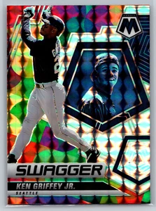 Ken Griffey Jr 2022 Panini Mosaic Swagger Mosaic Prizm SW-10 Seattle Mariners - Picture 1 of 2