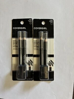 Lot Of 2 Covergirl Brow Fill & Define blendable-500 Black Noir NEW Free Ship - Image 1 of 4