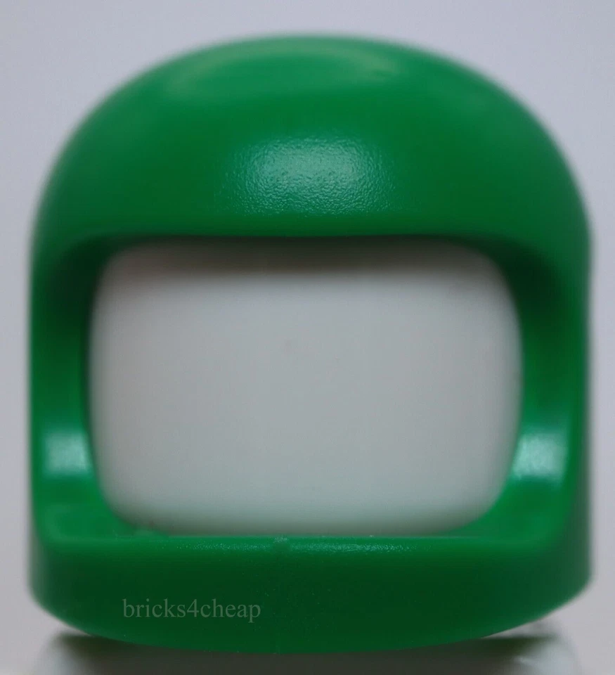 Lego Classic Space Green Minifg Headgear Helmet Space Thick Chin Strap Reissue - Image 1 of 1