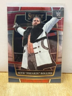 2022 Panini Select WWE Concourse Red and Blue #8 Seth Rollins Wrestling Card - Image 1 of 2