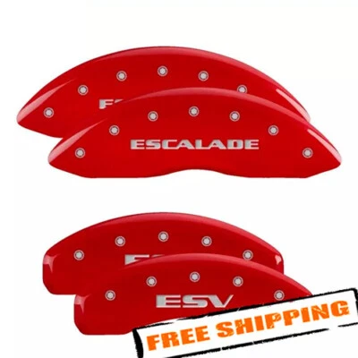 Cubiertas de pinza MGP 35015SESVRD rojo brillante para Cadillac Escalade 07-20 Foto 1 de 3