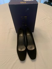 Stuart Weitzman Black Suede shoes Heels Nib (Other) 8M