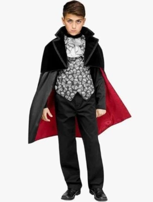Noble Vampiro - Púrpura/Negro - 2 Piezas - Disfraz - Niño - 2 Tallas Foto 1 de 2