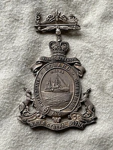 SELTENE MASSIVE SILBER Howard Navigation & Seemannschaft S.A.T.S GENERAL BOTHA Medaille - Bild 1 von 6