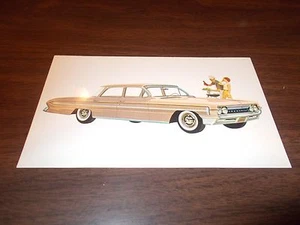 Postal publicitaria Oldsmobile Super 88 1961 sedán de celebridades - Imagen 1 de 1