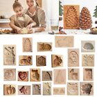 DIY Baking Moulds Wooden Cookie Moulds Embossing Craft Decorative Baking Tools