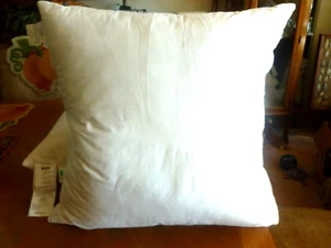 Otostar Feather/Down Throw Pillow 24x24"Fluffy Pillow Inserts with Cotton Cover - Picture 1 of 6