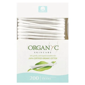 Organic Cotton Swabs, 200 Swabs - Picture 1 of 2