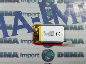 Batterie ricaricabili a litio di polimery 3.7 v 200mAh 402030 basso drenaggio - Foto 1 di 3