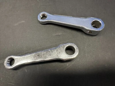 Brazos de manivela para monociclo 9/16" (izquierda) solo acoplazados 5" de longitud, centro de orificio de 100 mm Foto 1 de 4