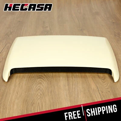 New Universal Hood Scoop Vent For Ford Mustang Toyota Tundra White Paintable - Image 1 of 4