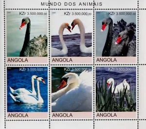 Angola  -SWANS BIRDS--1M/Sh.- MNH**,AG 35 - Picture 1 of 1