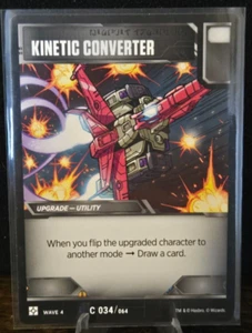 Transformers - TCG - Wave 4 - C 34/64 - Kinetic Converter - Card - Picture 1 of 2