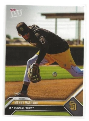 2023 Topps Now Manny Machado Road To Opening Day Short Print Card /790 - Image 1 of 2