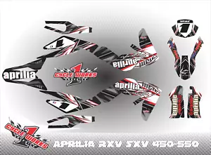 Aprilia RXV SXV 450-550 KIT DE GRÁFICOS SEMI PERSONALIZADO Prilia - Imagen 1 de 1