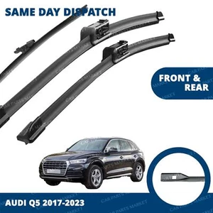 Front/Rear Windscreen 24" 20" 15" Wiper Blades for Audi Q5 2017-2024 - Picture 1 of 5
