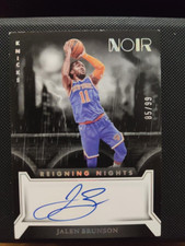 2022-23 Panini Noir Basketball Reigning Nights Auto Jalen Brunson 85/99 RNS-JBR