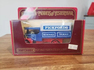 Matchbox Models of Yesteryear Y-27 1922 Foden Steam Lorry Truck - Picture 1 of 6