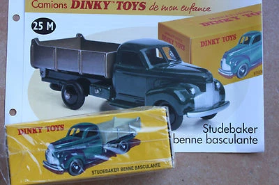 DINKY TOYS / ATLAS: réédition CAMION STUDEBAKER BENNE BASCULANTE, 1/43° - Photo 1/3