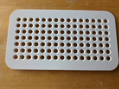 Bandeja de goteo Krups Espresso Mini 963A rejilla, piezas de repuesto blancas Foto 1 de 4