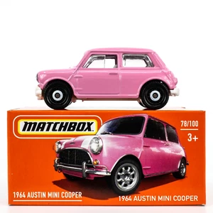 2022 Matchbox Power Grabs #78 1964 Austin Mini Cooper 1275S PINK | FSB - Picture 1 of 1