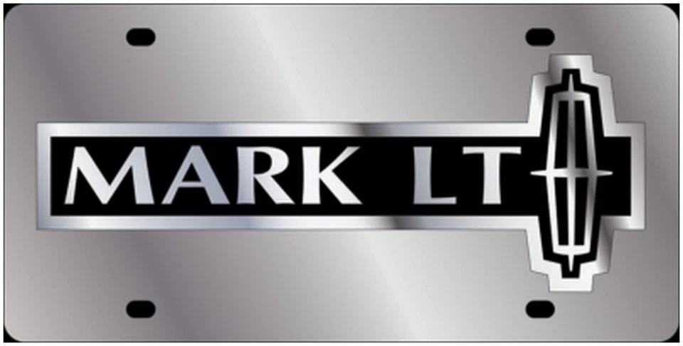 Lincoln Mark LT Stainless Steel License Plate (Chrome) - Image 1 of 2