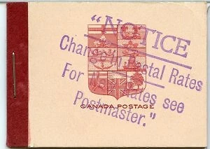 Canada #BK5f MNH Booklet CV$150.00 [106a English Cover Bends] Cover
