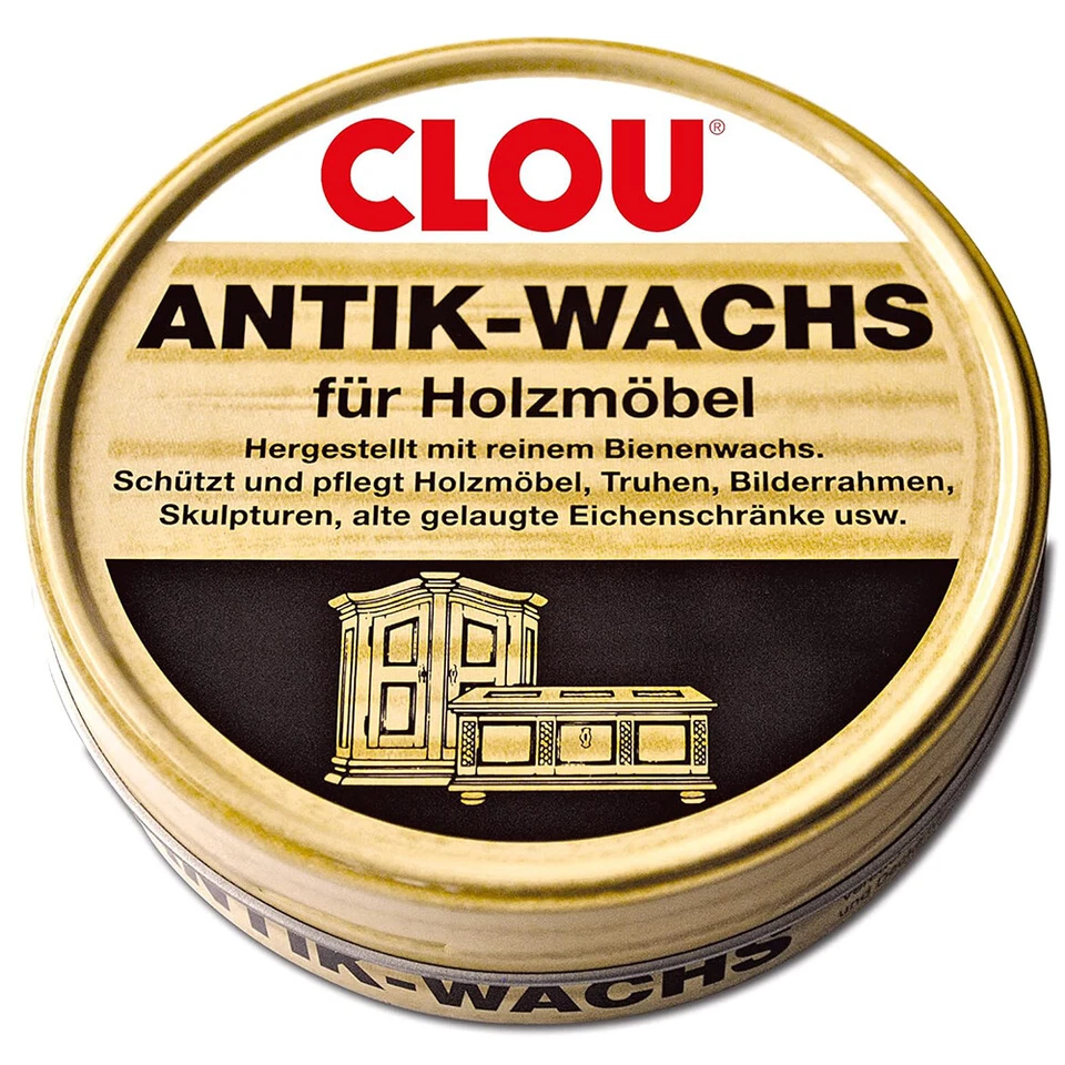 Clou Antik-Wachs fest 200 ml Möbelwachs Holzpflege - Bild 1 von 1