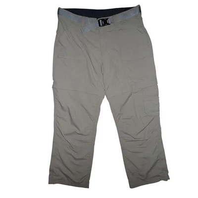 Pantalones de Senderismo Convertibles Eastern Mountain Sports Mujer 10 S Tostado Cinturón Nylon Cremallera Foto 1 de 4