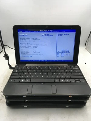 HP MINI 10" - LOT OF 3 - BOOTS TO BIOS - INTEL ATMON N270 - 1GB RAM - READ - BB - Image 1 of 4