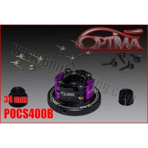Optima Quattro Frizione 4 Ceppi 34mm + Molle per 1:8 Buggy Truggy - POCS400B - Imagen 1 de 1
