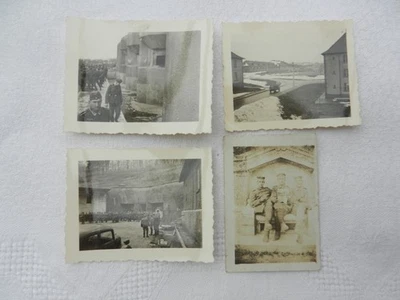 lot de 4 photos militaires soldats allemands 2°guerre WW2 - Photo 1/2