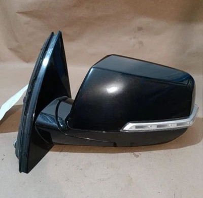 2018-2019 Chevrolet Traverse Left Driver Side View Door Mirror Power Black Oem Foto 1 de 4