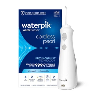Waterpik Inalámbrico Perla Recargable Portátil Hilo de Agua para Dientes, Encías, Sujetador - Imagen 1 de 12
